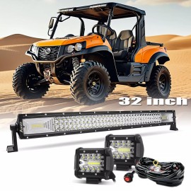 Aaiwa 32'' Inch 180w Led Work Light Bar Combo For Kubota RTV-X1100C X1120/D X1140 X900