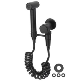 G1/2 Bidet Sprayer 1 Into 1 Out Angle Valve Toilet High Pressure Sprayer Bathroom Accessory