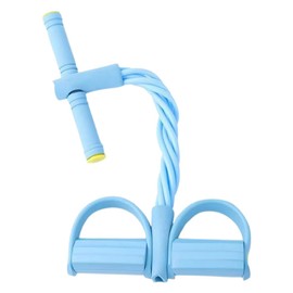 Multifunctional Tension Rope Fitness Pedal Training Rope Drawstrings, Safe and Non-Toxic Abdominal Trainer, Sit-Up Device and Full Body Trainer with Elastic Pull Rope Multifunctional Sports Equipment