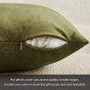 MIULEE Velvet Soft Soild Microfiber Decorative Square Pillow Case Throw