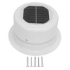 Solar Powered Vent Fan with Mounting Screws Ceiling Exhaust Ventilation