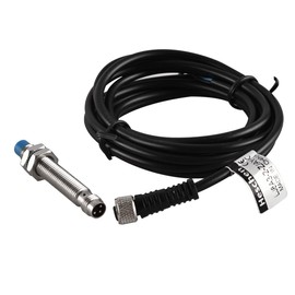 Heschen M8 Inductive Proximity Sensor Switch, Non-Shield Type, LJ8A3-2-Z/AY-G-DC5V, Detector 2mm, 5VDC 200mA, PNP Normally Closed(NC), 3 Wire