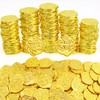 150Pcs Pirate Coins,Pirate Gold Coins for Kids,Plastic Treasure Coin for