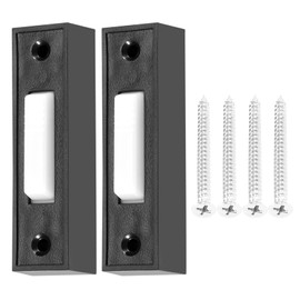 Asuinxurr 2Pcs Universal Garage Door Opener Switch 41A4166 Lighted Wall Mounted Push Button Black with White Center