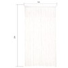 Airssory Polyester Silk String Curtain with Fringe for Room Divider