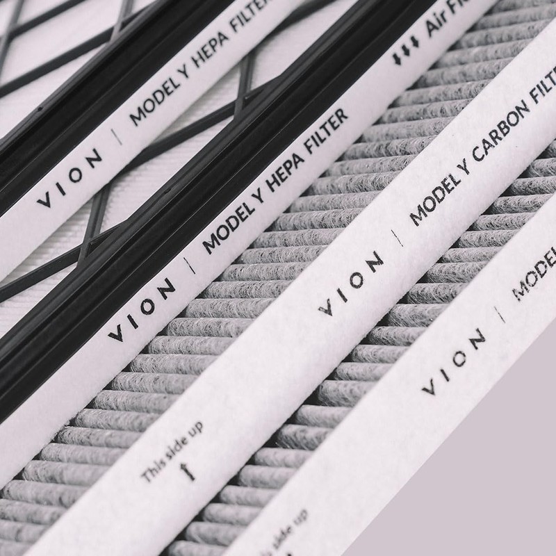 VION Model Y Front Trunk HEPA Carbon Air Filters Kit