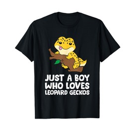 Just a Boy Who Loves Leopard Geckos T-Shirt