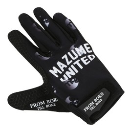 mazume MZGL-S597-01 Game Fishing Gloves, Black, Medium