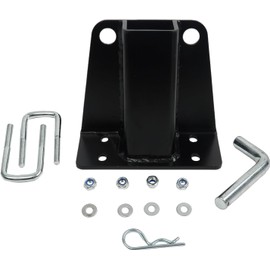 ZTUOAUMA Kit de enganche de remolque receptor trasero de 5 cm con accesorios de montaje, clips compatibles con Kawasaki Mule 600 610 SX KAF400 UTV ATV