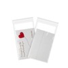 Fessary 100pcs 4 X 7 Clear Reclosable Zip Plastic Poly
