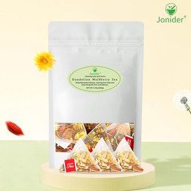 Jonider: Dandelion Wolfberry Tea - Natural Blend of 6 Herbs for Kidney Detox - 120g Pack - Specification: 1pcs