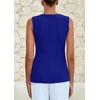 PRETTYGARDEN Blazer Vest Tops for Women Sleeveless Button Down Business