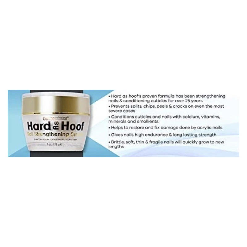 Onyx Nail growth, Hard As Hoof Nail Strengthening Cream, 1