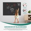 Wall Magnetic Blackboard Contact Paper, 23.58" x 15.72", Self-Adhesive Blackboard