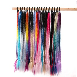 FOMIYES Ponytail Hair Tie Braid Wig Accessorie Elastic Hair Ties for Girls Stylish Ring Pigtails Holder for Party Daily