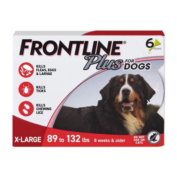 Frontline FRONTLINE Plus for Dogs Flea and Tick Treatment (Extra