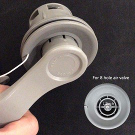 lyvasbio Air Valves Halkey-Roberts for Inflatable Boat Raft (Wrench 8-Groove)