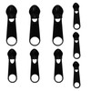 12 Pieces Black Nylon Zip Repair Kit, Replacement Zipper for
