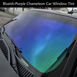 Purple Chameleon Car Side Window Tint Car Window Sun Shade Tint Reflective Glass Film 25.59'' x 51.18''