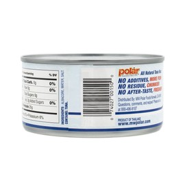 MW Polar All Natural Chunk Light Tuna, 12 Ounce (Pack of 12)