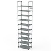 LANTEFUL 10 Tiers Tall Shoe Rack 20-25 Pairs Boots Organizer