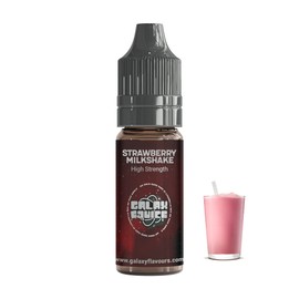 Strawberry Milkshake High Strength Flavouring - 230+ Flavours - Galaxy Food Flavours - 10ml Bottle