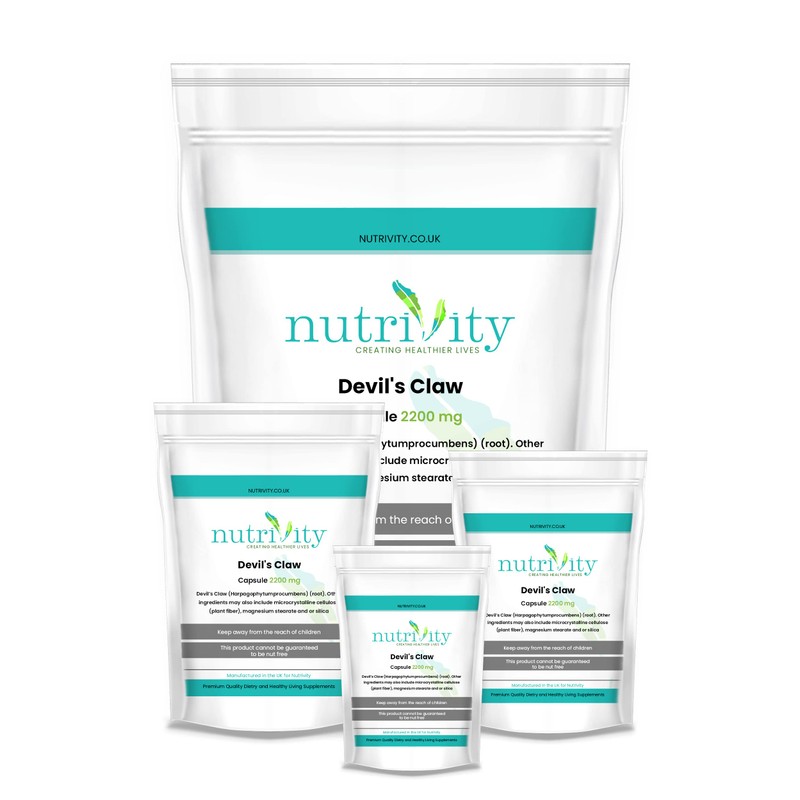 Devil's Claw 2200mg Joint and Aches Support Supplement Powerful Anti-Inflammatory