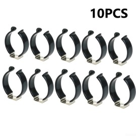 SPORTARC 10Pcs Spring Terry Clips,Terry Tool Clips,Heavy Duty Tool Storage Strap,Wall Mounted Tool Spring Terry Clips Storage Hangers