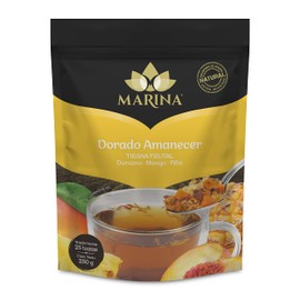 Tisana Dorado Amanecer de 250g, de Marina Tisanas | A base de fruta deshidratada | Para preparar bebidas calientes, frías o frappé