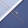 Vacaonio Boho Teardrop Crystal Pendent Necklace Cz Leaf Choker Necklace