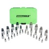 OEMTOOLS 22989 32 Piece Hex Bit Socket Set, SAE and