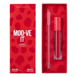 Kit Labial Mate Beauty Creations Availabilippy  Delineador Color Moo-ve It                                                                            