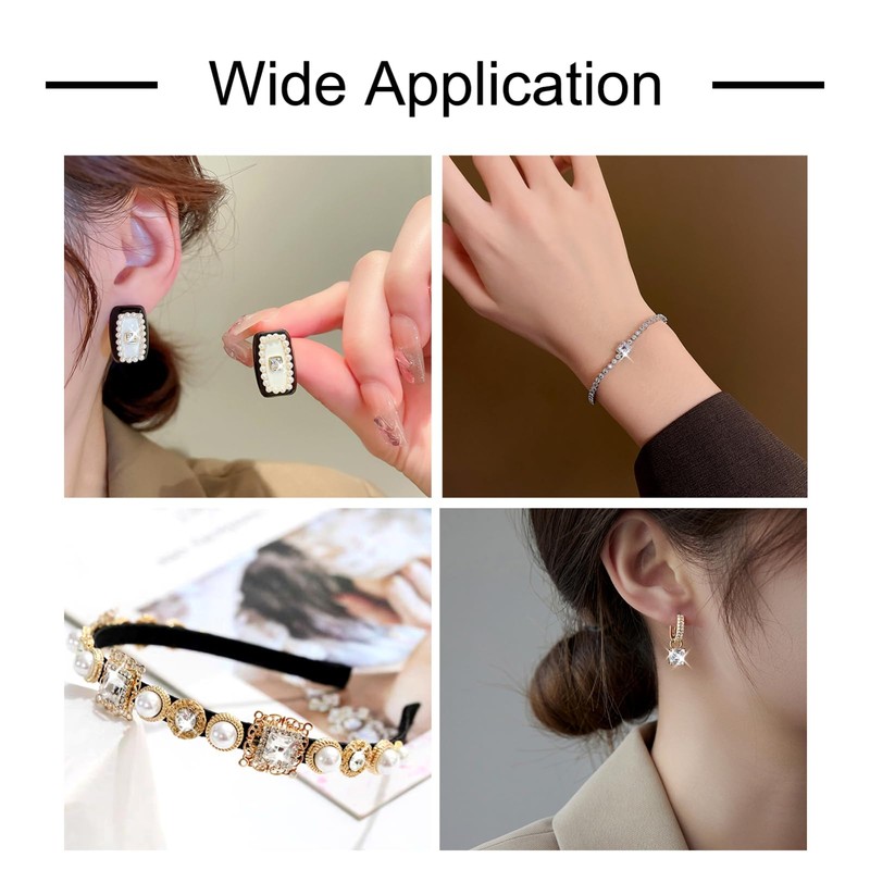 Craftdady 20Pcs Clear Cubic Zirconia 4mm Square Mini CZ Rhinestone