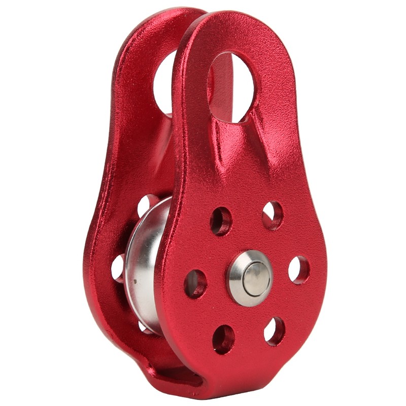 Outdoor Portable Climbing Metal Hardware Single Sheave Fixed Pulley with