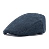 STARANCE Gorro para hombre, mezcla de lana, gorro de hiedra,