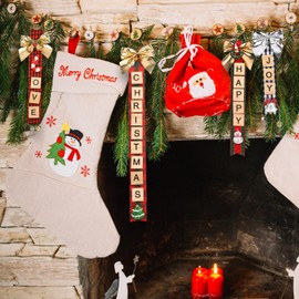 Naler Christmas Decorations Set Indoor Christmas Decorations White Gold Christmas Bows with Alphabet Beads,Decorations Mental Jingle Bells Ornaments,Bows,Ribbon Wired, for Holiday Xmas Tree