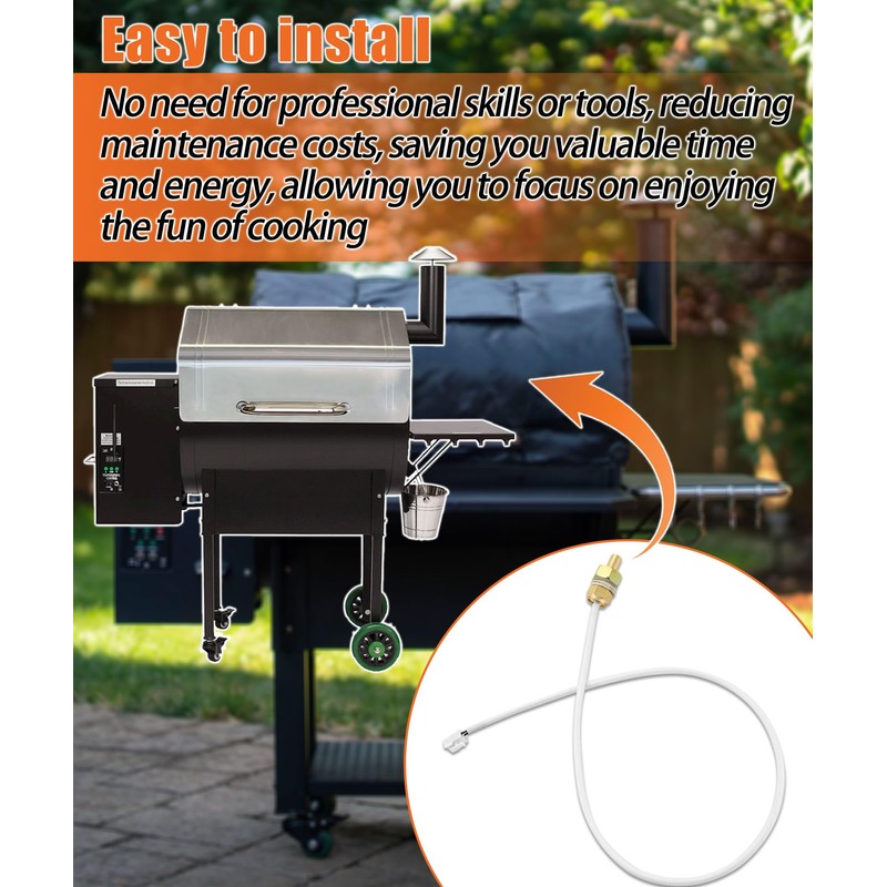 12V Grills Thermal Temp Sensor Compatible with Green Mountain Daniel