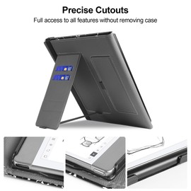 KuRoKo Protective Case for Remarkable 2 Tablet 10.3 inch (2020 Released),Multi-Angle Stand Cover with Pocket & Pen Holder,with Pen Tips Storage case,Only for Remarkable 2 10.3"-Composition Book