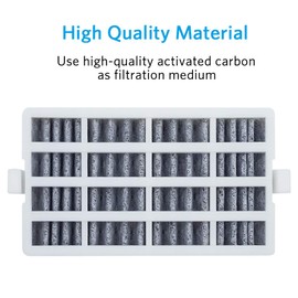 W10311524 4-PACK Air Filter Replacement for Whirlpool Refrigerator, Also Fits 2319308, W10335147, W10335147A, W10335147, W10315189, 1876318, AIR1, FreshFlow Air Filter, AP4538127, AH2580853, EA2580853