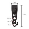 ORXPLUS TOOLS 4pcs Tarp Clips Thumb Screw with Hook Tail