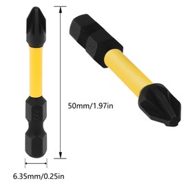 PAYA TOOLS Impact Duty Srewdriver Drill Driver Strong Magnetic Bit Holders 1/4 Inch Hex Shank with Storage Box(2-Pack)