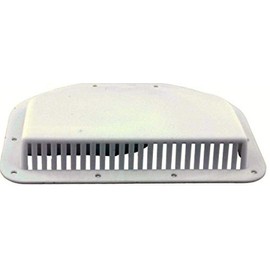 Kaper II L12-0019 White Fits 3" hole Trailer Vent Cover,1 Pack