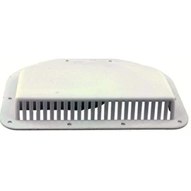Kaper II L12-0019 White Fits 3" hole Trailer Vent Cover,1 Pack