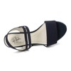 LifeStride Sandalias de cuña Yolo para Mujer, Azul Marino, 9