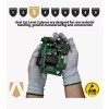 NSS ESD Gloves Lint Free PU Coated Finger Top Fit