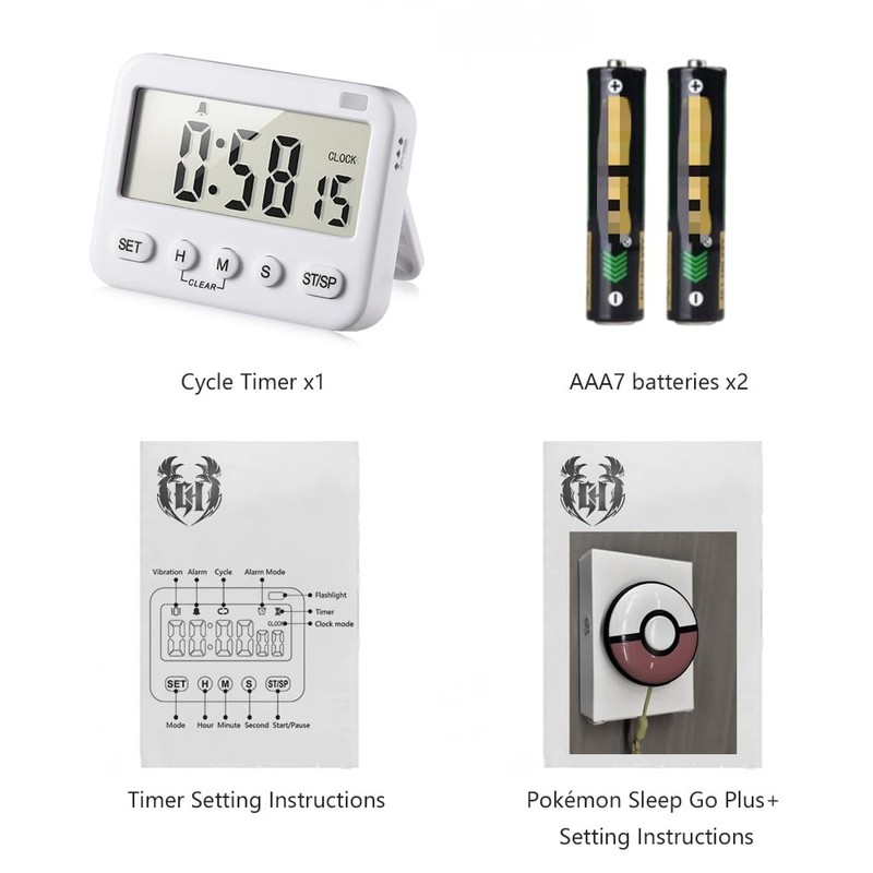 GH 99 Hours Full Featured Timer, Reminder Mode (Vibrate, Sound,