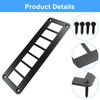 PHITUODA 7 Gang Rocker Switch Panel Housing Holder, Rocker Toggle