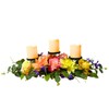 Svndlyn Candle Holders Spring Summer Centerpiece,3 Wick Candle Holder with