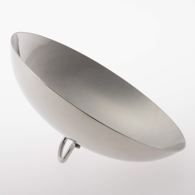 TKG Corporation Petite Wok Lid for Chinese Cuisines, 18-8 Stainless