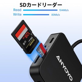 ANYOYO 7-IN-1 USB Hub Type-C 100W PD Fast Charging 4K30Hz HDMI Port 2*USB A 3.0+1*USB C 3.0+1*USB C 3.0 5Gbps Super Speed Data Transfer, SD&TF Card Slot, USB-C Hub Compatible, MacBook Pro/Air and